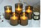 Designer’s Shop CS-7203 Flameless LED candle Acrylic shell with Remote Control Timer. 5 pc packed, color : Grey